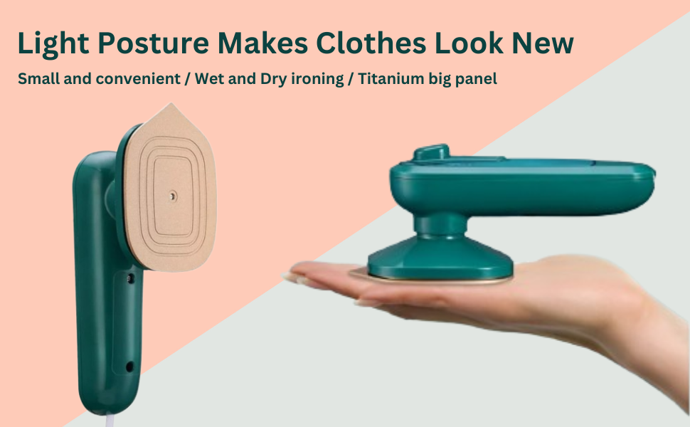 Portable Iron Travel Steamer for Clothes