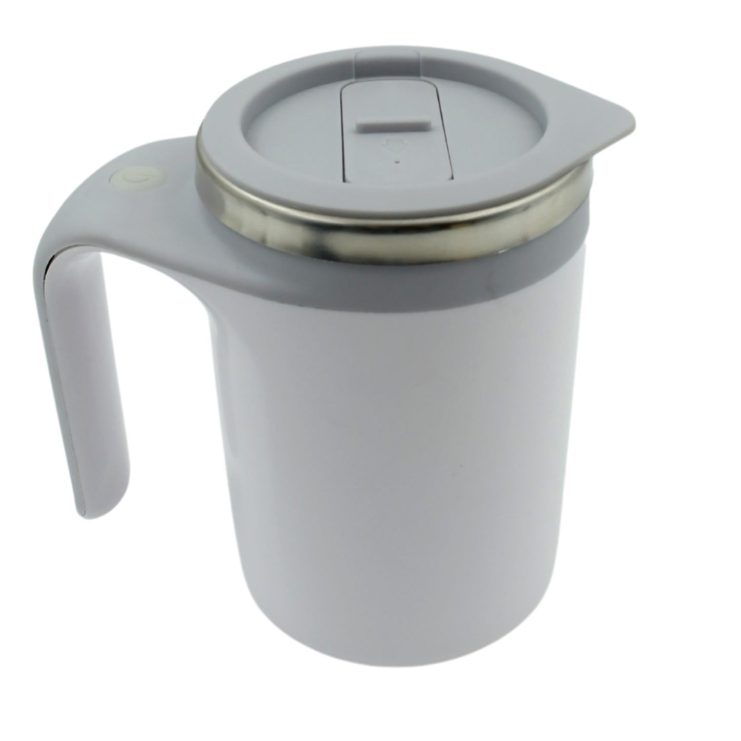 Stirring Coffee Mug Magnetic Stirring Coffee Cup Stainless Steel Mug For Milk Travel Mixing Cup Self Stirring Coffee Mug Suitable For Coffee Milk Hot Chocolat Battery Operated ( Battery Not Included )