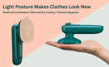 Portable Iron Travel Steamer for Clothes