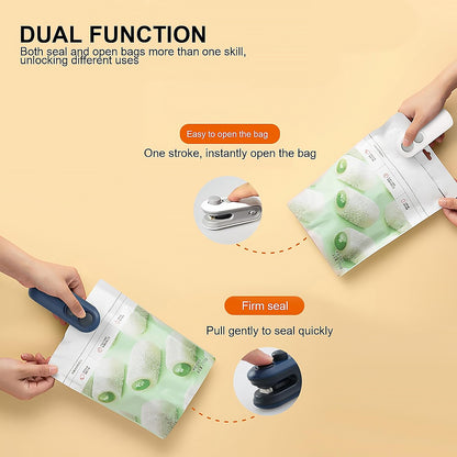 Mini Bag Sealer 2 In 1 Seal  Cutter Heat Sealers