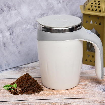 Stirring Coffee Mug  Magnetic Stirring Coffee Cup  Stainless Steel Mug For Milk  Travel Mixing Cup  Self Stirring Coffee Mug Suitable For Coffee Milk Hot Chocolat  Battery Operated ( Battery Not Included )
